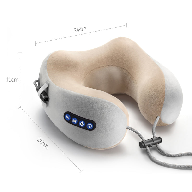 U-Shaped Massage Pillow – Neck, Shoulder & Back Pain Relief Cushion