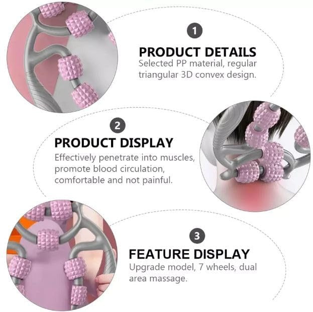 Premium Massage Roller – Muscle Relief, Post-Workout Recovery & Flexibility Tool