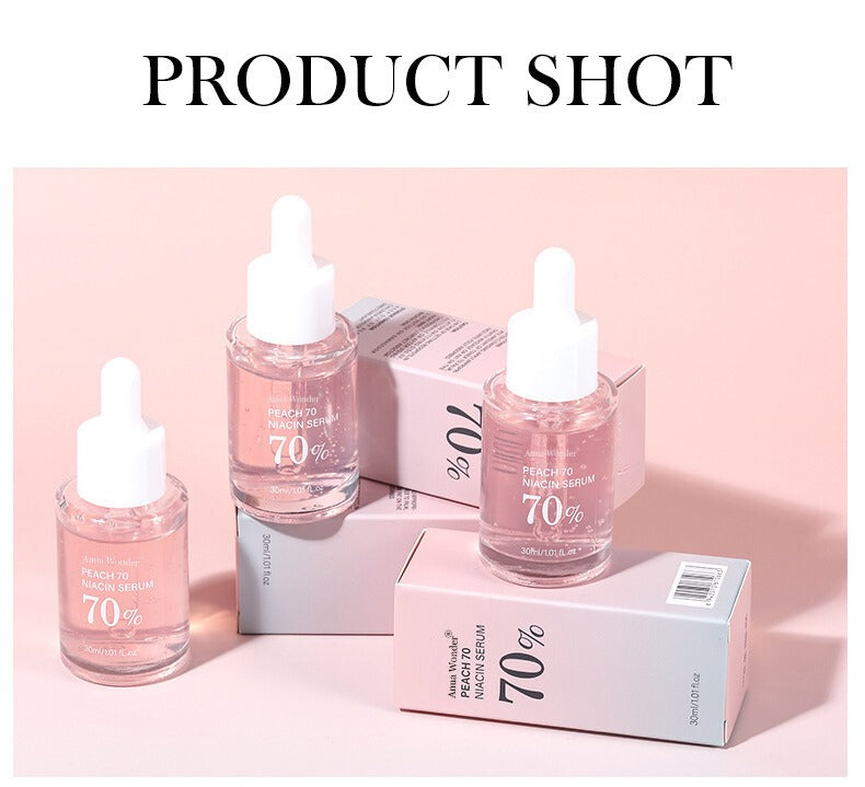 Anua Wonder Peach 70% Niacinamide Serum – Brightening & Pore Care