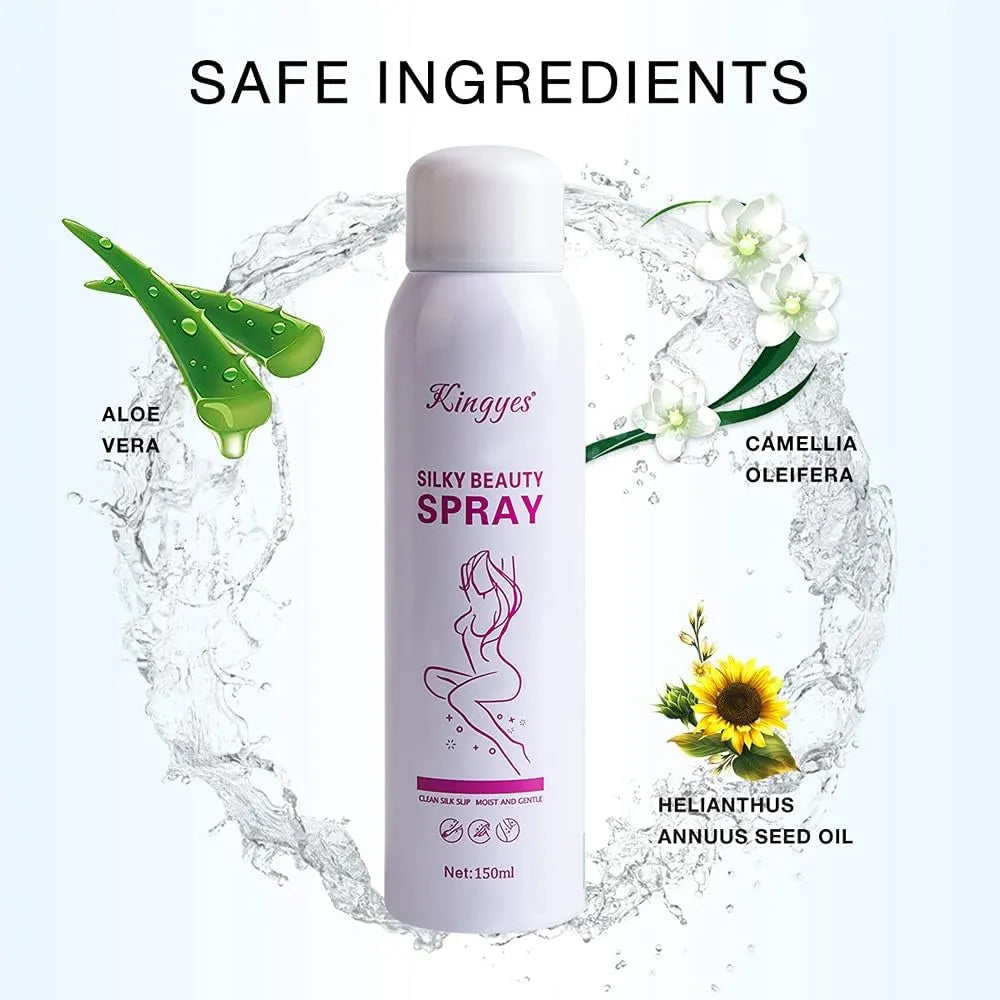 Silky Beauty Hair Removal Spray – Painless & Quick Hair Remover for Smooth Skin | For Men & Women UAE