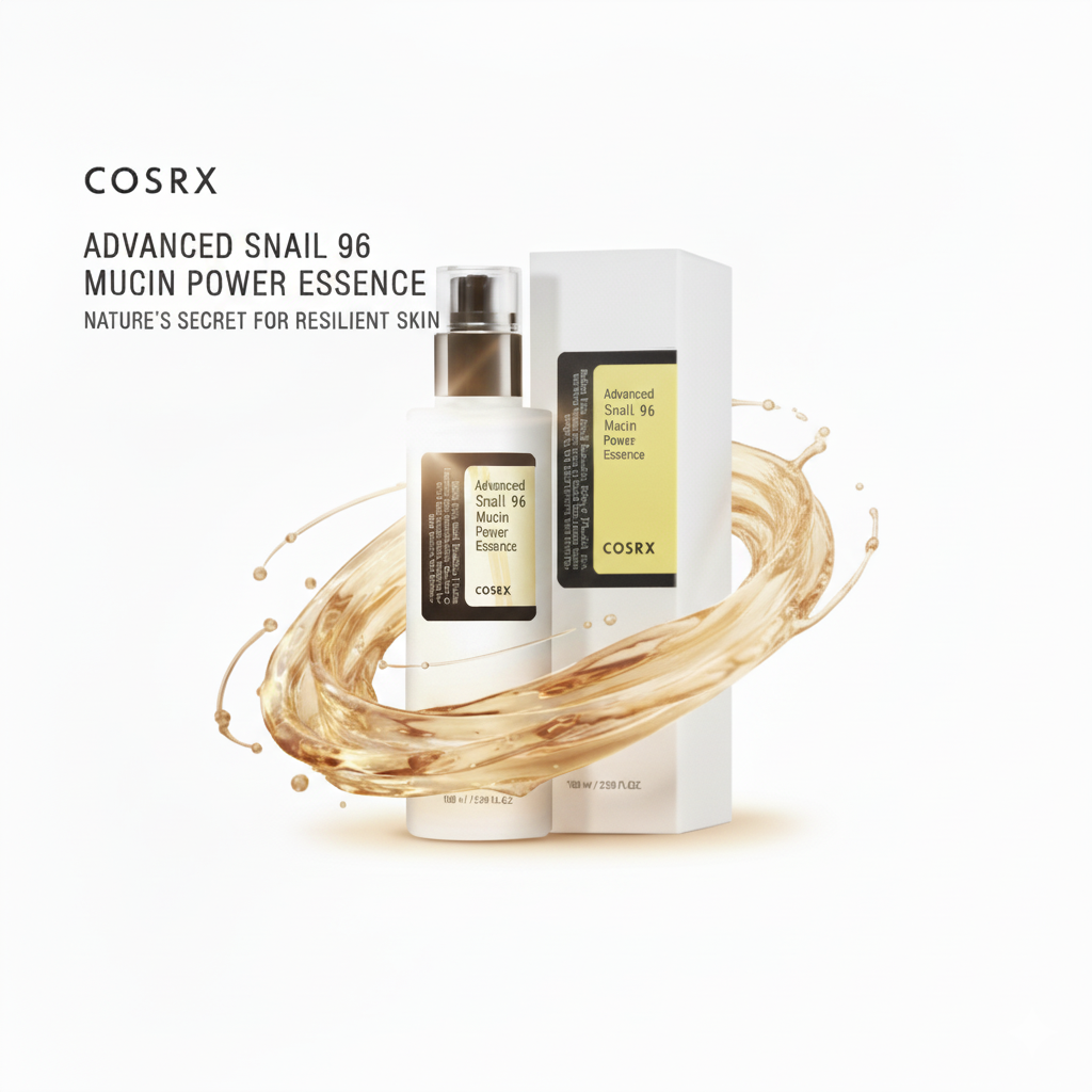 Snail Mucin 96% Power Repairing Essence – Hydrating & Skin Repair Serum (100ml)