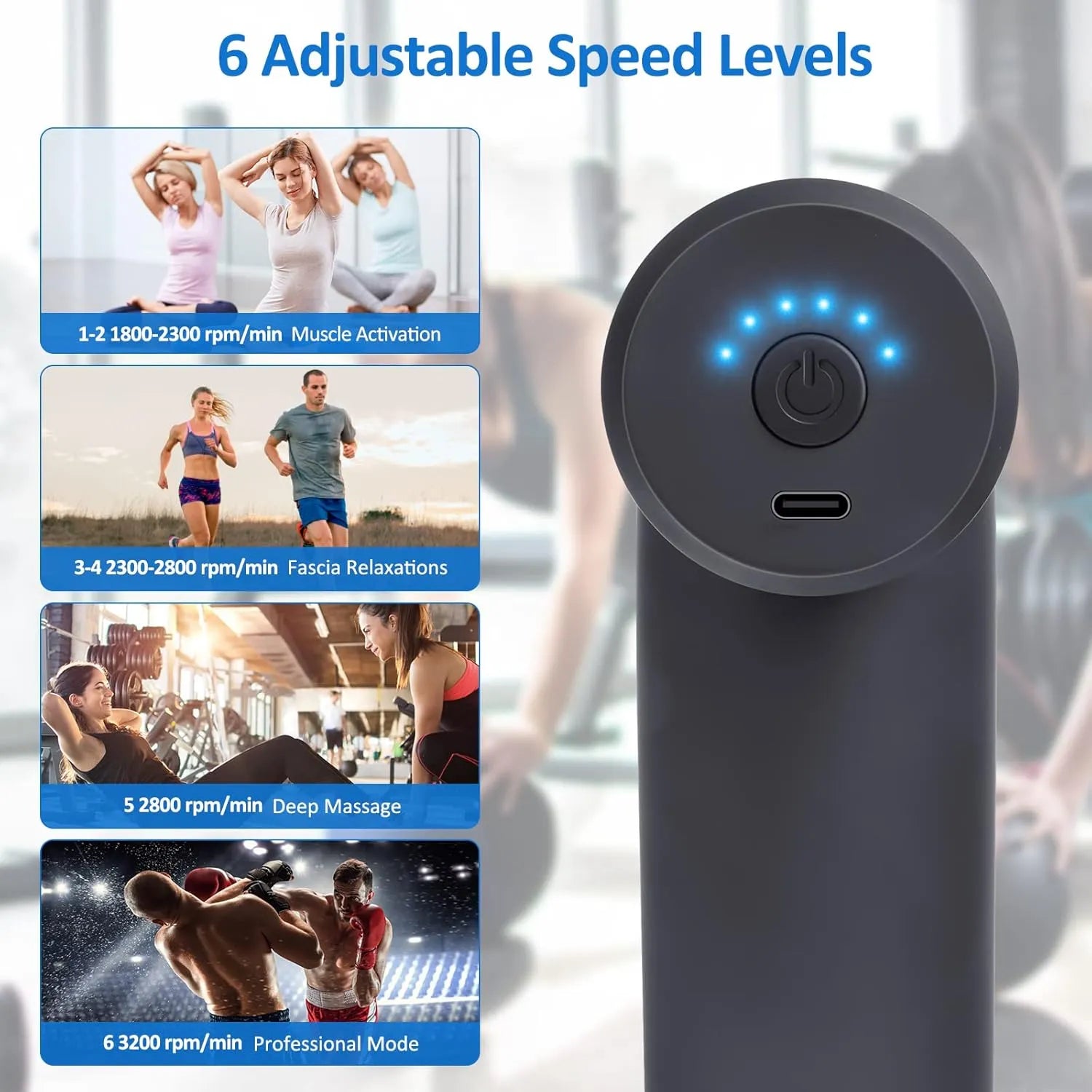 Mini Massage Gun – Portable Deep Tissue Muscle Massager | Pain Relief & Recovery UAE