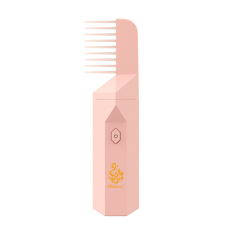 Electric Hair Brush Incense Burner for Bakhoor – Portable & Easy Aromatherapy