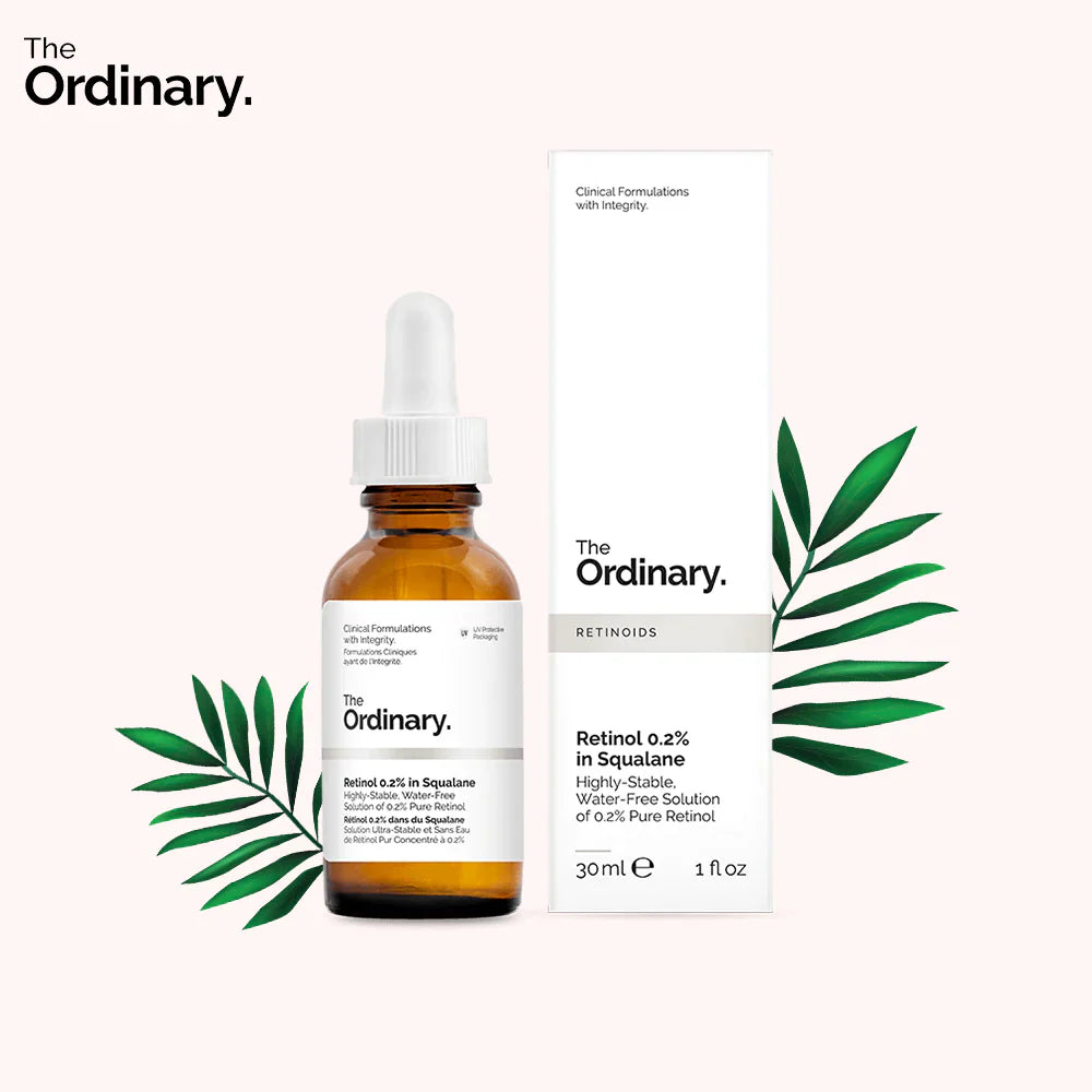 The Ordinary Retinol 0.2% in Squalane 30ml – Anti-Aging & Skin Renewal Serum