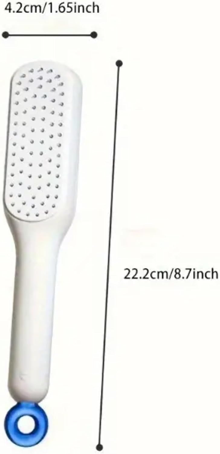 Self-Cleaning Hair Brush – Detangling, Easy Clean & Scalp-Friendly Design