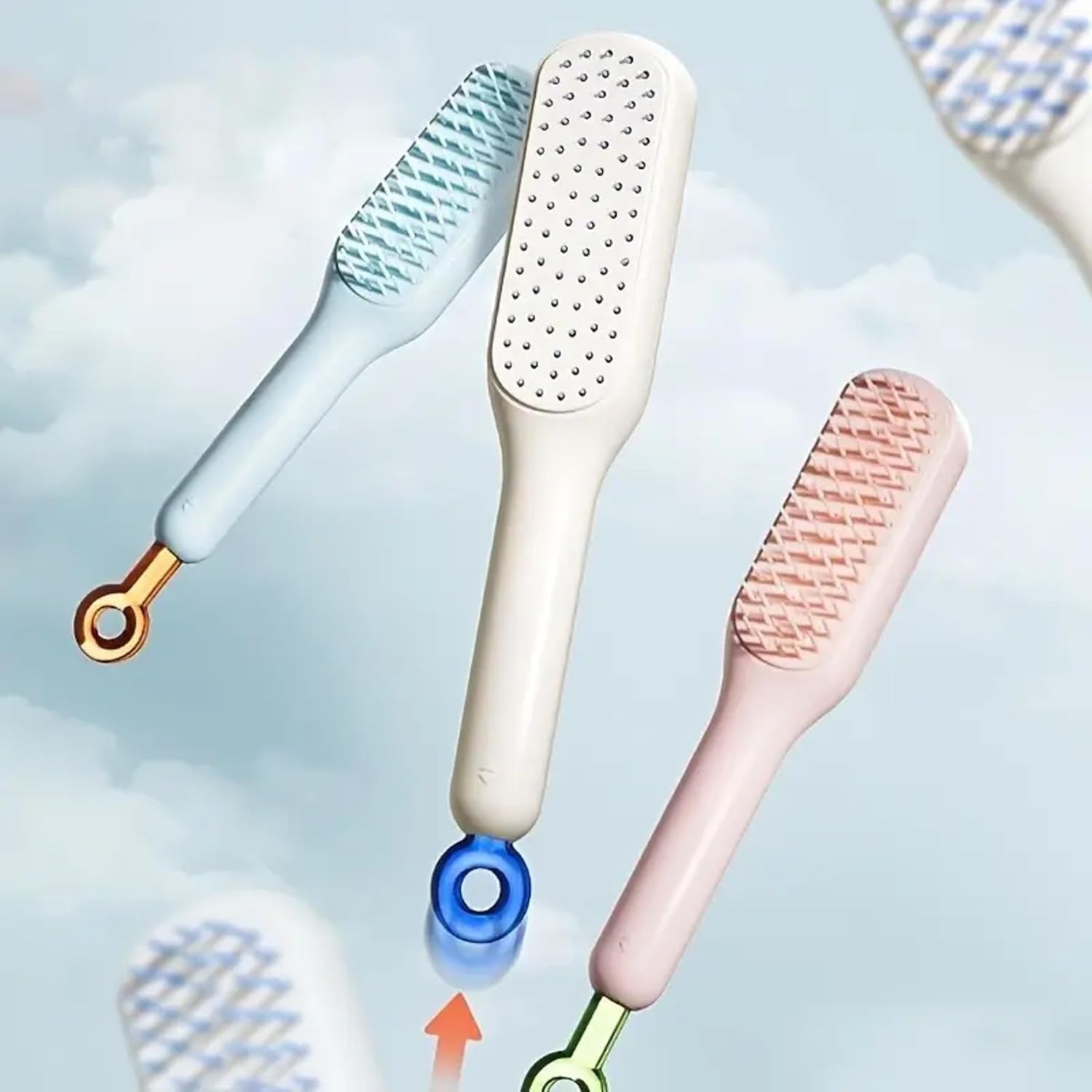 Self-Cleaning Hair Brush – Detangling, Easy Clean & Scalp-Friendly Design