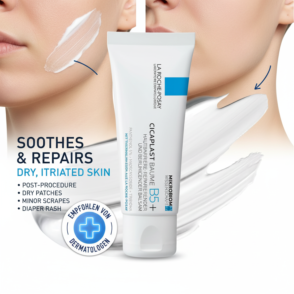 La Roche-Posay Cicaplast Baume B5+ 40ml – Soothing Repairing Balm for Dry & Irritated Skin | UAE