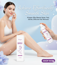 Silky Beauty Hair Removal Spray – Painless & Quick Hair Remover for Smooth Skin | For Men & Women UAE