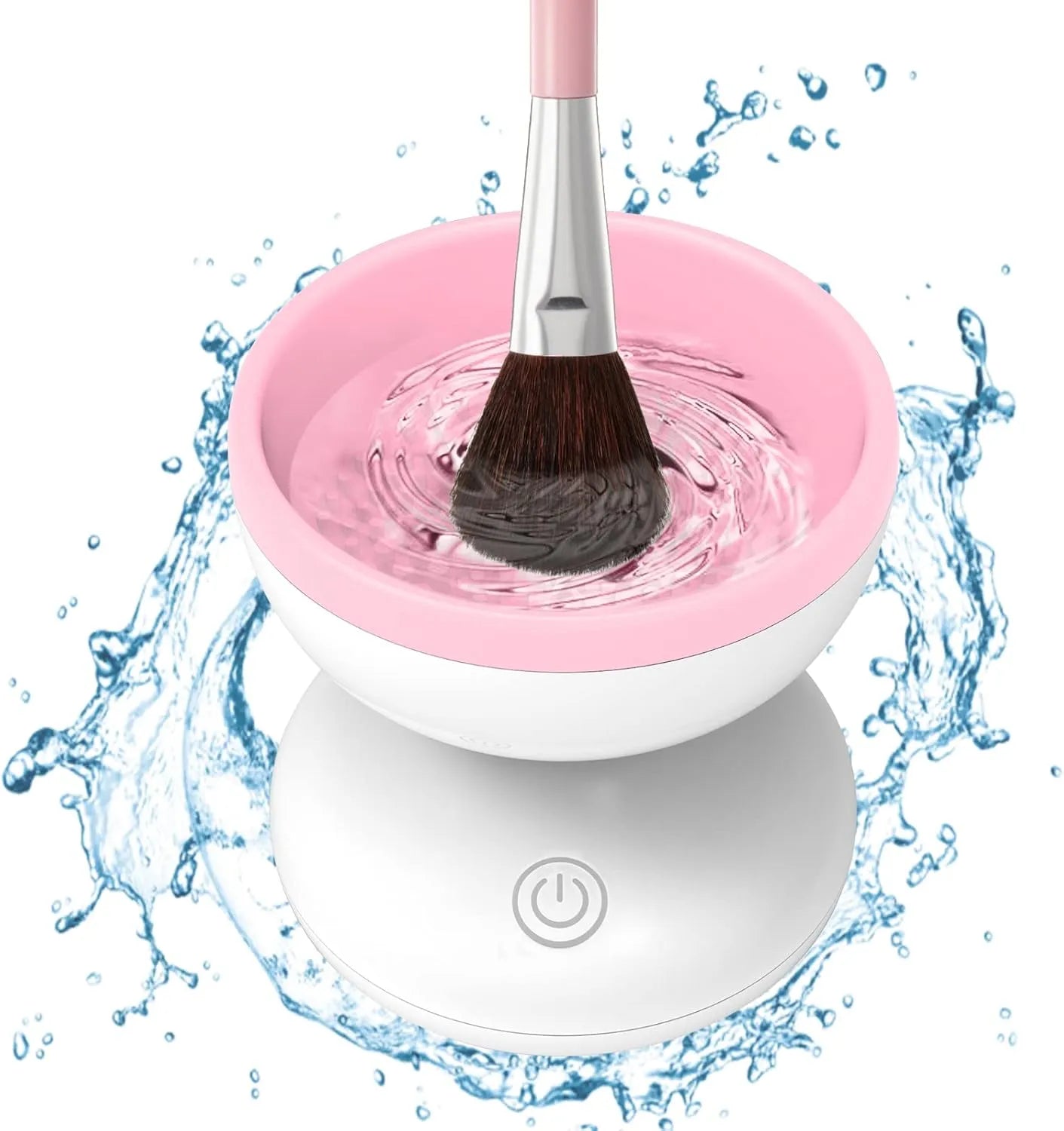 Electric Makeup Brush Cleaner Machine – Automatic Quick-Dry Cosmetic Brush Washer