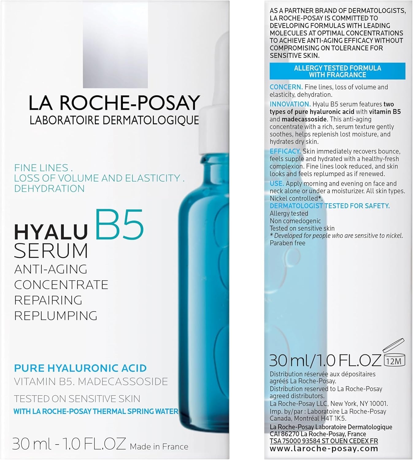 La Roche-Posay Hyalu B5 Serum 30ml – Hydrating Anti-Aging Face Serum with Hyaluronic Acid | UAE